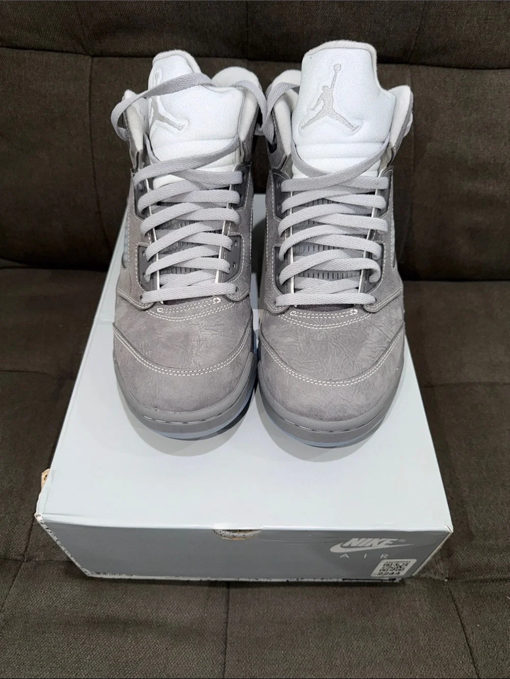 Air Jordan Retro 5 Wolf Grey -size 10 Men